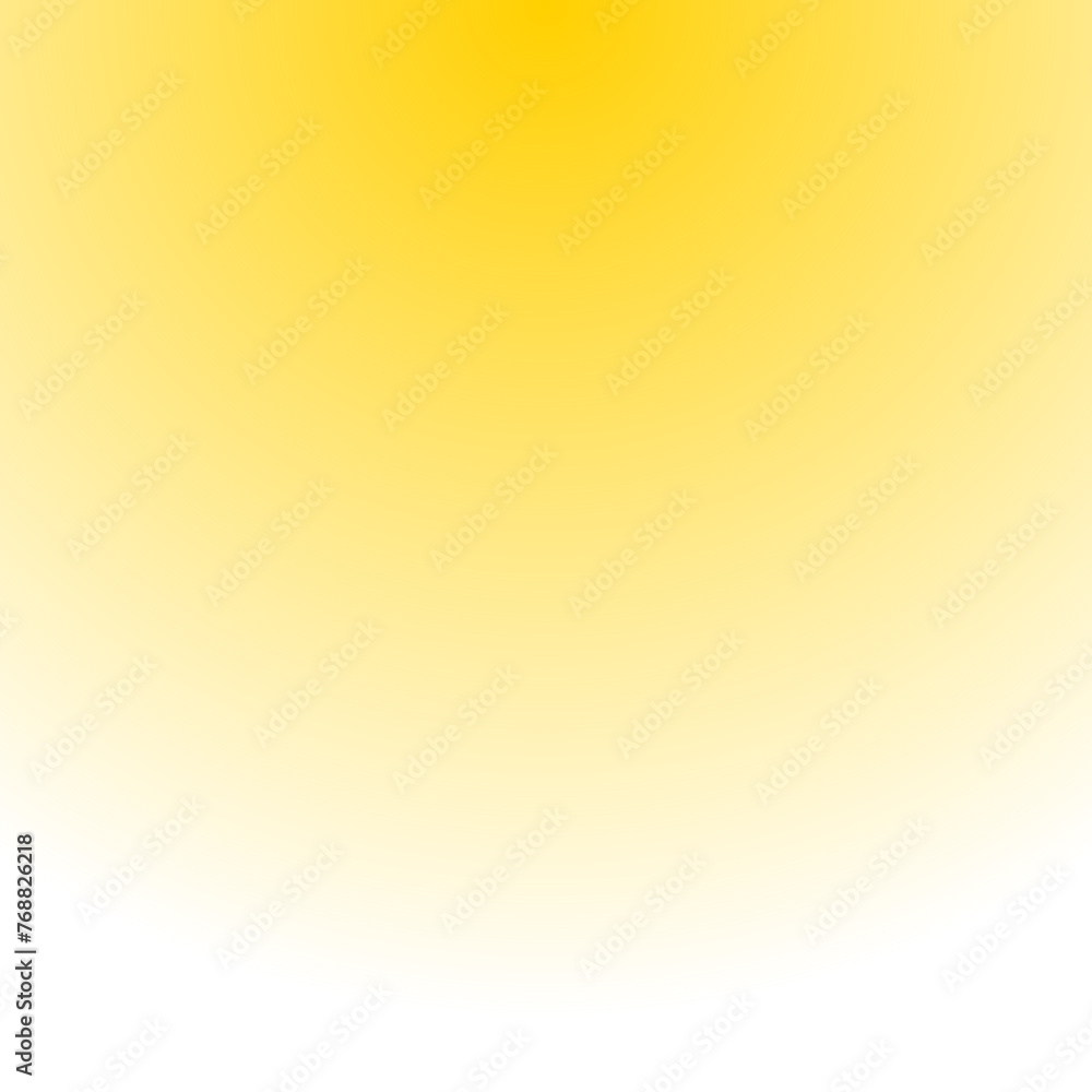 Poster yellow gradient background on transparent background