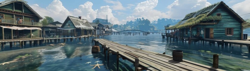 Old-fashioned space carnival, rides, games, alien performers, cotton space candy