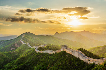 The Great Wall of China. Famous travel destinations in China.