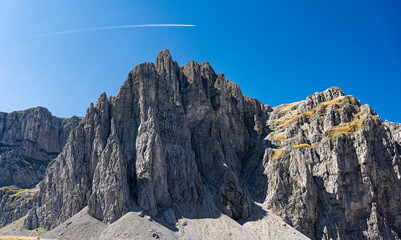 Landscape on Mount Tymfi in Epirus, Greece