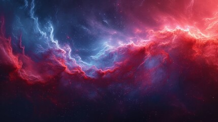 Obraz premium Cool and visually striking blue red background.