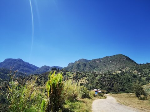 Monta&ntilde;as de choachi, Cundinamarca, colombia
