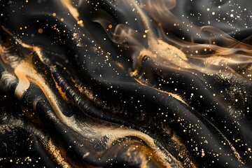 Background black with gold, pattern