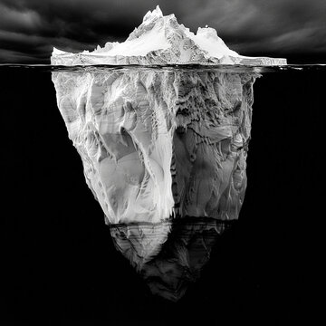Iceberg, above water part of the iceberg, patient complaints, pain, anxiety, no energy, absent-mindedness, absent-mindedness, memory decline, Underwater part of the iceberg