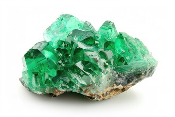 Fototapeta premium Emerald Isolated on white background