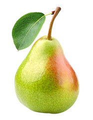 pear isolated on white background. Clipping Path. Full depth of field