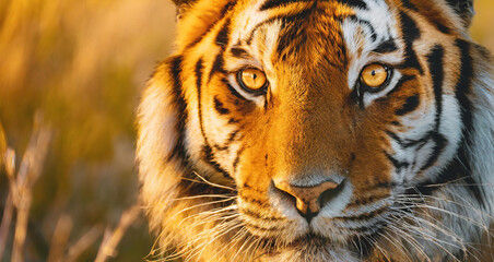 Close up shot of tiger Ai Generated image