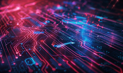 Cyber circuits background.