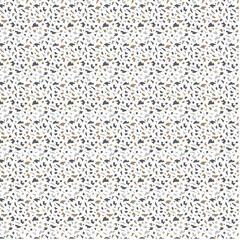 Noisy Seamless pattern with a variety of abstract spots, dots and mosaic stone shapes. Minimalistic artistic background perfect for print, fashion or trendy design project.