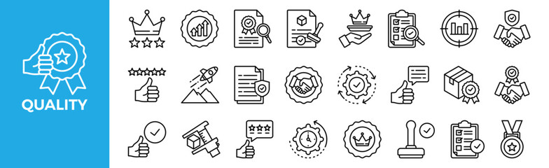 Quality icon set for design elements	