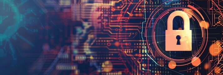 significance of data security with a compelling visual representation, showcasing the crucial role of web protection in safeguarding digital assets against cyber threats