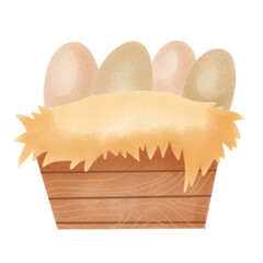 eggs in a basket