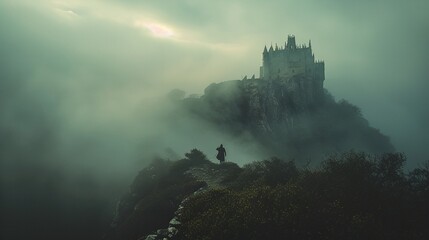 Castles in the mountains - obrazy, fototapety, plakaty