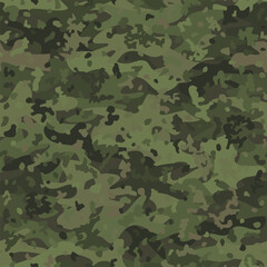 Texture military camouflage seamless pattern. Army and hunting texture