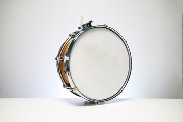 drum on white background