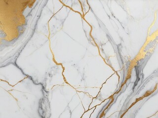 Obraz premium White gold marble texture background design, white marble background with gold swirl pattern.