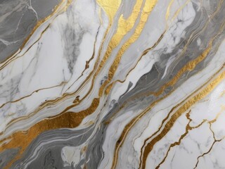 Naklejka premium Marble with golden texture background vector illustration