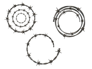 Barbed wire texture stock image
