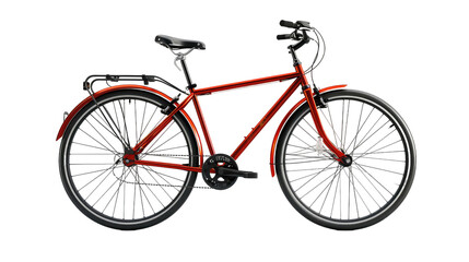 Bicycle on Transparent Background PNG - obrazy, fototapety, plakaty