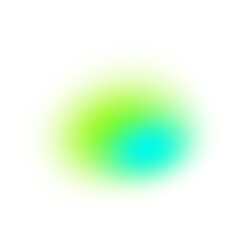 colorful liquid shape, soft gradient neon light mesh blend with blur effect on transparent background