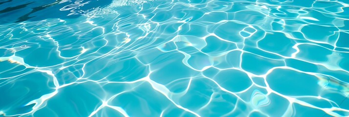 Obraz premium The water is calm and clear, with ripples in the surface