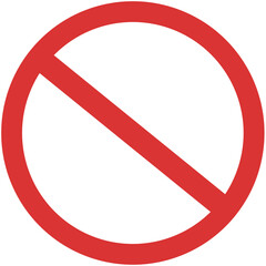 no sign icon transparent