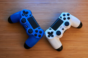 Gamepad on the table. Gamer and Game concept © Inna Vlasova