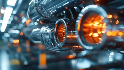 A close examination of a car's exhaust system undergoing tests emphasizes the engineering aimed at reducing emissions.