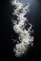 Obraz premium Tornado of White Liquid