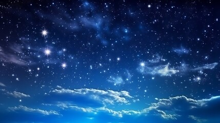 Naklejka premium Starry Night Sky