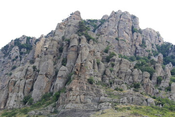Fototapeta premium Jurassic mountains in Crimea