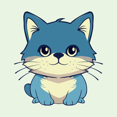 Cute and adorable cat illustrations can be used for t-shirts, icons and various others