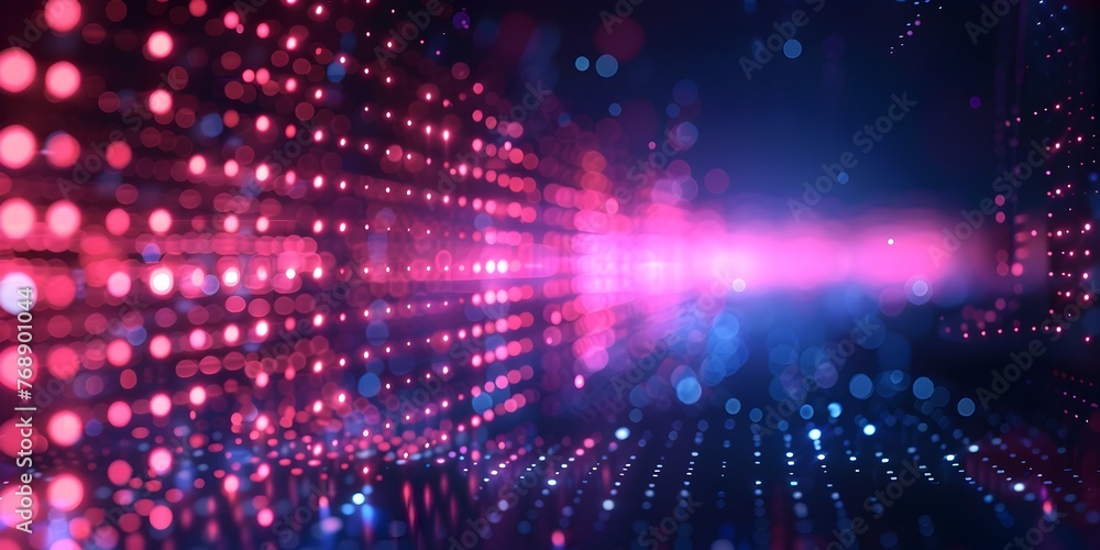 Poster mesmerizing morse code transmission distant chats illuminated in a captivating display of glowing pa