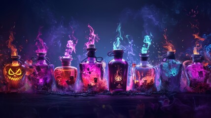 Ghouls creating a scentless perfume line - obrazy, fototapety, plakaty