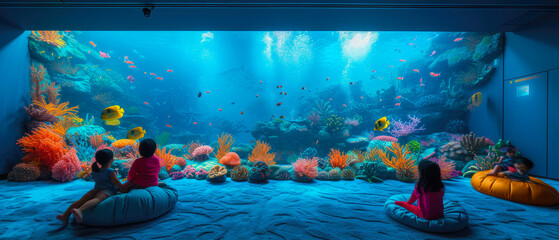 Submerged Serenity: A Classroom Beneath the Waves