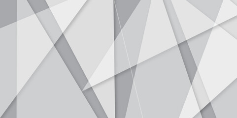 Trendy geometric triangle pattern shape background. White and gray color geometric style, lines and corners. Polygon background pattern polygonal black and white wallpaper gray. Decorative web layout 