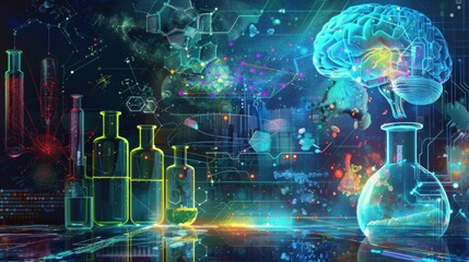 Wetware Reverse-Engineering Labs: Decoding the Brains Blueprint and conceptual metaphors of Decoding the Brains Blueprint - obrazy, fototapety, plakaty
