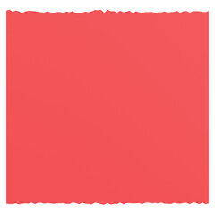 3D note paper. 3D illustration.