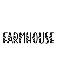 Fototapeta premium Farmhouse typography design on plain white transparent isolated background for card, shirt, hoodie, sweatshirt, apparel, tag, mug, icon, poster or badge