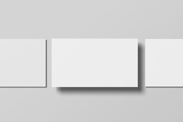  slides presentation website mockup blank