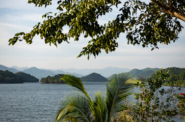 THAILAND PHETCHABURI KEANG KRACHAN DAM LAKE
