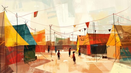 Refugee Camp Resilience: Displaced by Warfare and conceptual metaphors of Displaced by Warfare