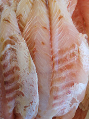 High-quality image showcasing the texture and freshness of a raw fish fillet