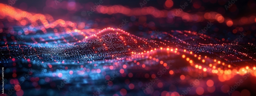 Poster image illustrating the potential for blockchain to revolutionize voting systems, ensuring transparen