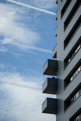 modern building with sky