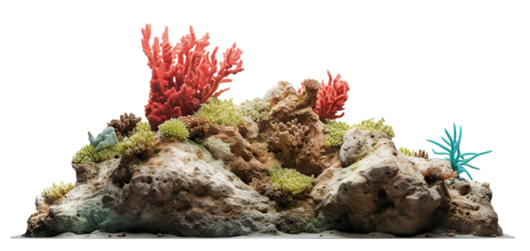 Heavy reef rock cut out