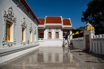 Fototapeta premium THAILAND SAMUT PRAKAN WAT PHAICHAYONPHONSEP