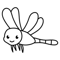 dragonfly flying icon