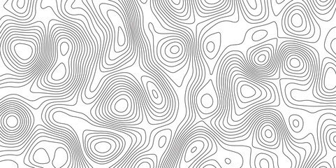 Topographic contour map. Vector cartography illustration. Abstract lines background. Line topography map contour background concept of a conditional geography scheme and the terrain path.