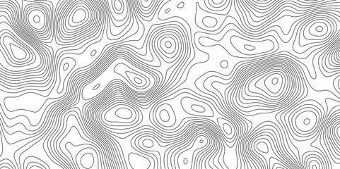 Topographic contour map. Vector cartography illustration. Abstract lines background. Line topography map contour background concept of a conditional geography scheme and the terrain path.